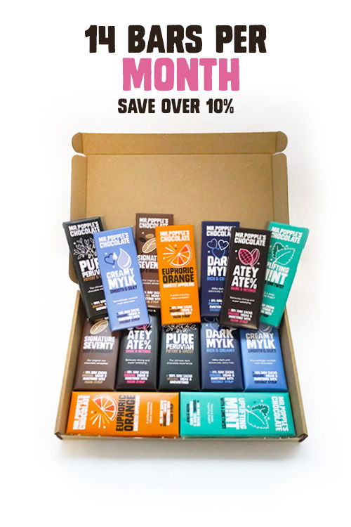 14 bars a month save over 10% subscription box