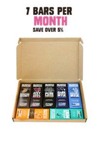 7 bars a month save over 5% subscription box