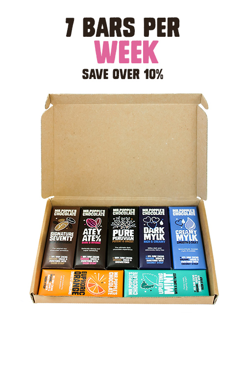 7 bars a week save over 10% subscription box