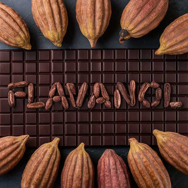 chocolate high in flavanols