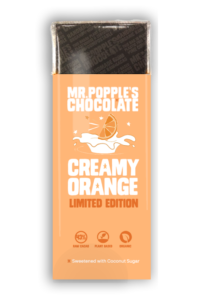 Creamy Orange Plant based vegan friendly chocolate bar