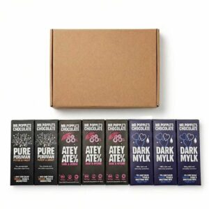 Dark and Rich Letterbox Vegan Chocolate Bar Collection
