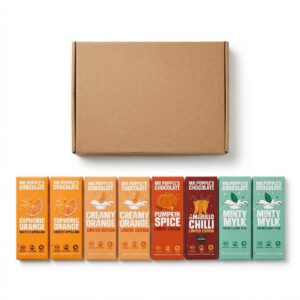 Fresh and Fruity Vegan Chocolate Bar Collection