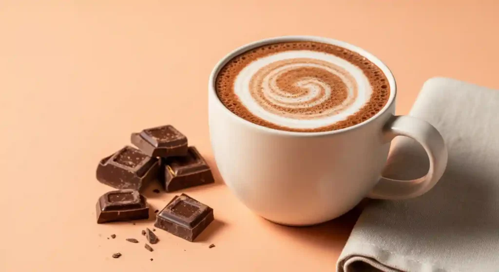 how to make a cacao drink frothy hot cacao mug