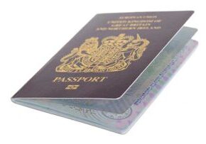 Photo of a UK Passport